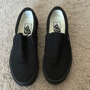 Vans Slip on Shoes - All Black